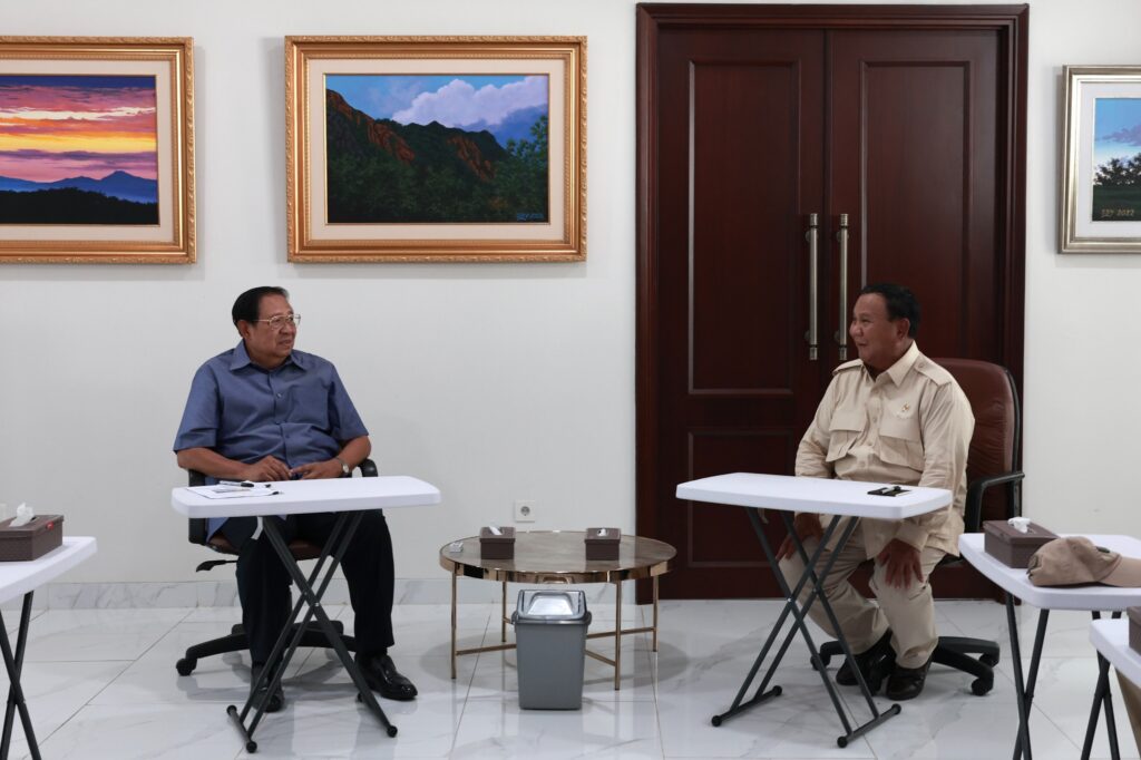 Unggul di Pilpres, Prabowo Sowan dan Terima Kasih ke SBY: Sekali Senior Tetap Senior