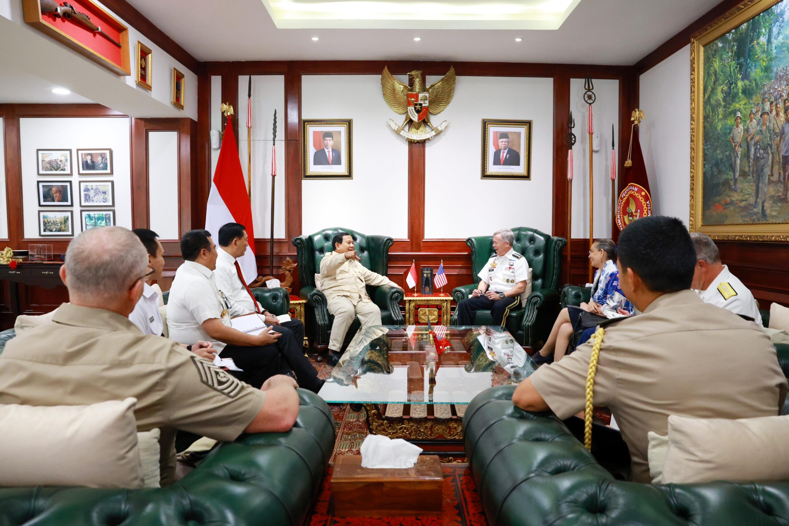 Prabowo Subianto Welcomes Commander Of U.s. Special Operations Command, Discusses Strengthening Partnership