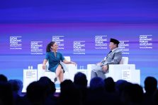 Prabowo Subianto, the President-elect for the period 2024-2029, emphasized the importance of building a strong foundation for national progress during the Qatar Economic Forum