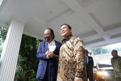 Prabowo Subianto welcomed the visit of the NasDem Party Chairman, Surya Paloh