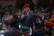 The Minister of Defense, Prabowo Subianto, attended the 'Halal Bihalal and Graduation Celebration of Akabri Alumni