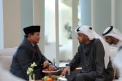 Prabowo Subianto along with Gibran Rakabuming Raka, visited the United Arab Emirates (UAE)