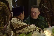 Prabowo Subianto dan CEO SpaceX Elon Musk bertemu di Balangan, Bali