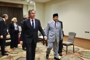 Prabowo Subianto, held a bilateral meeting with the United States Secretary of State