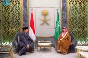 Prabowo Subianto, met with the Crown Prince and Prime Minister of Saudi Arabia, Muhammad bin Salman