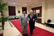 Prabowo Subianto mendapat pujian secara langsung dari Presiden Palestina