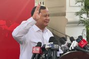 Prabowo mengatakan dirinya melaporkan hasil kunjungan kerja (kunker) ke Yordania dan Arab Saudi