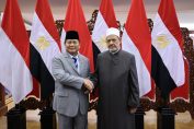RI Prabowo Subianto menerima kunjungan dari Grand Syekh atau Imam Besar Al Azhar Mesir